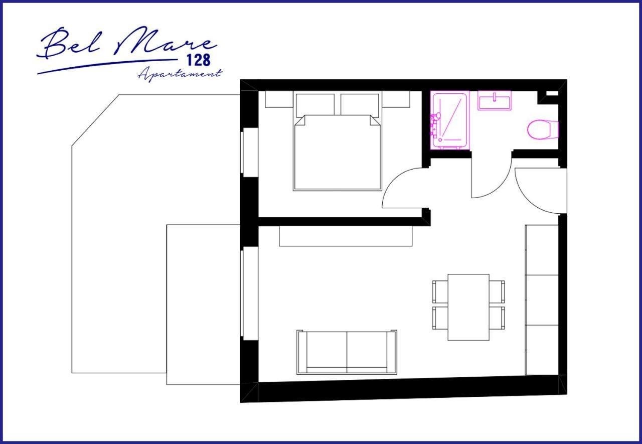 Bel Mare Apartament 128 Z Ogrodkiem Miedzyzdroje Extérieur photo